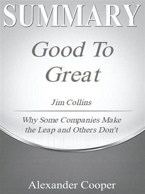 cover image of Summary of Good to Great